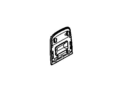 GM 12456581 PANEL, Front Seat Back
