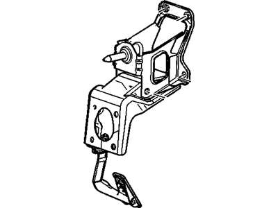 GM 25832048 Bracket Assembly, Brake & Accelerator Pedal