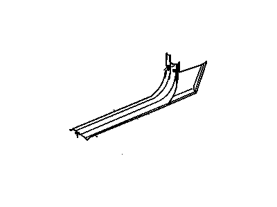 10430856 GM Plate Assembly, Front Side Door Sill Trim <Use 1C1N*Black Illustration 1 of 1
