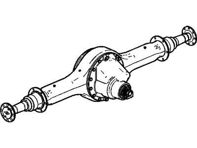 GM 12471654 Axle Asm,Rear (6.14 Ratio)