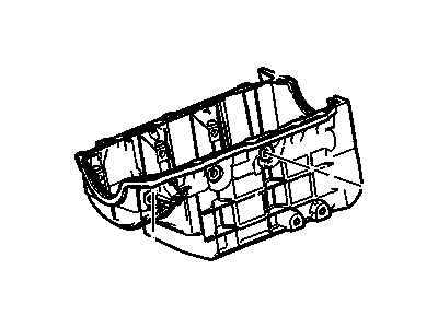 2009 Pontiac Torrent Oil Pan - 12597906