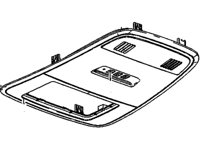 GM 9072825 Console Assembly, Roof *Light Cashmere