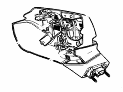GM 84765826 Housing Assembly, O/S Rr View Mir