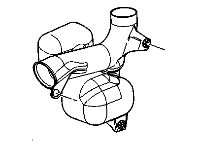 GM 22689637 Duct Assembly, Front Intake Air (W/ Resonator) L61