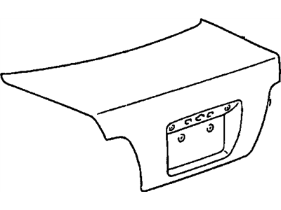 GM 94857663 Lid,Rear Compartment