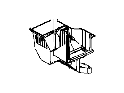 GM 10362452 Case, Auxiliary A/C Evaporator & Blower Upper