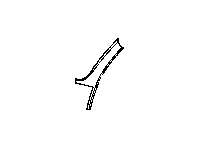GM 10074555 Molding Garnish Windshield Side Lower *Saphire V/Dark
