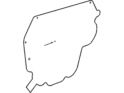 95918850 - Genuine GM Front Side Door Water Deflector