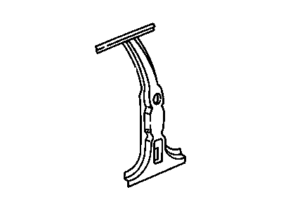 GM 10258094 Pillar Assembly, Center 10258094 GM Pillar Assembly, Center Illustration 1 of 1