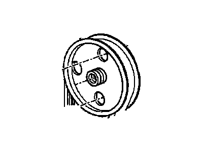GM 24500426 Pulley, P/S Pmp