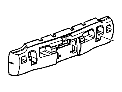 GM 10353226 Absorber Assembly, Rear Bumper Fascia Energy