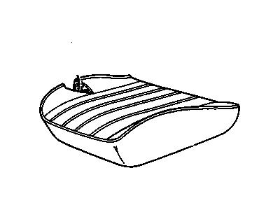 Pontiac T1000 Seat Cushion Pad - 20224203
