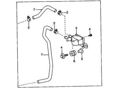 Chevrolet Prizm Idle Control Valve - 94854277