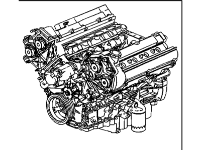 GM 19177068 Engine,Gasoline (Service New)