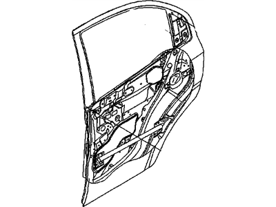 GM 94530592 Clip,Rear Side Door Rear Garnish Molding