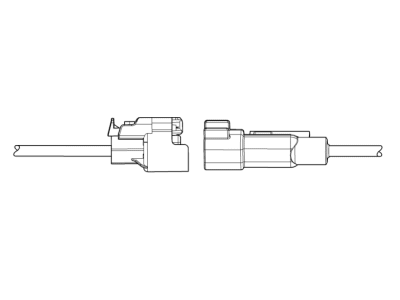 Saturn LW200 Forward Light Harness Connector - 13580104