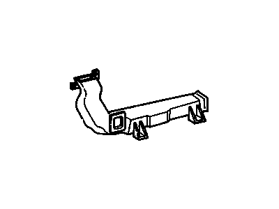 GM 10158087 Duct Assembly, Body Side Belt Air Outlet