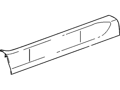 92232884 GM Retainer,Front Side Door Opening Floor Carpet Illustration 1 of 1