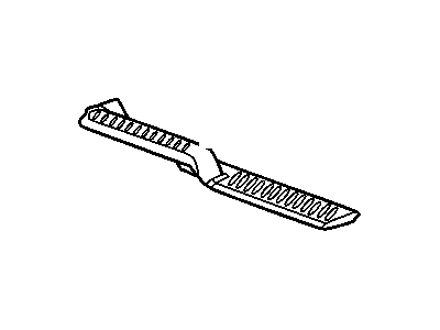 GM 15263551 Plate Assembly, Rear Side Door Sill Trim *Gray