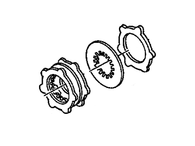 GM 12479063 Disc Set,Locking Differential Clutch