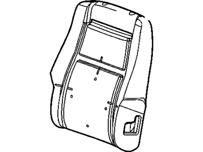 2002 Oldsmobile Silhouette Seat Cushion Pad - 12532771