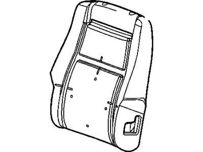 GM 12532771 Pad Asm,Rear Seat Back Cushion