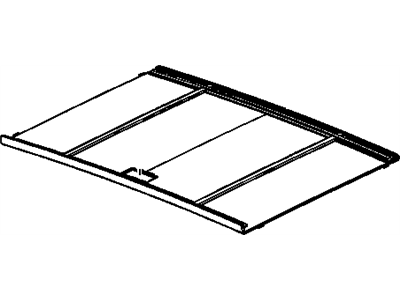 GM 19256980 Sunshade,Sun Roof *Light Ttnum *Titanium