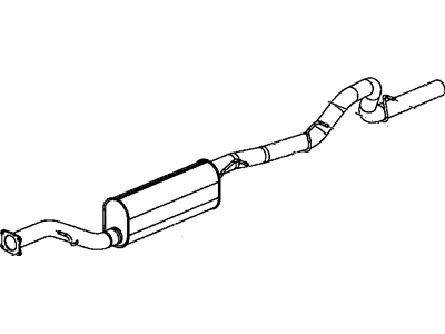 2002 Chevrolet Suburban Muffler - 15131904