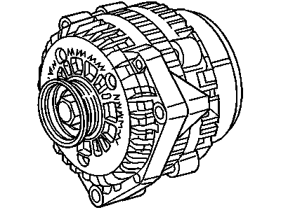 GM 19136014 Reman Alternator (Delco Cs144 120 Amps)
