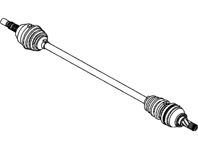 GM 13191328 Front Wheel Drive Shaft