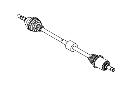 2009 Saturn Astra Axle Shaft - 24462246