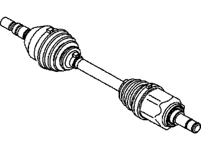 2008 Saturn Astra Axle Shaft - 13124206