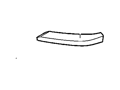 GM 25730121 Support,Front Bumper Fascia