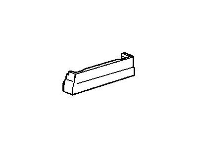 15968577 GM Cover Assembly, Driver Seat Riser Trim *Beige Illustration 1 of 1