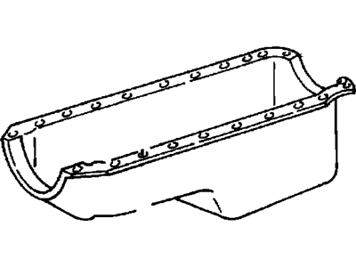 Chevrolet R20 Oil Pan - 14103141