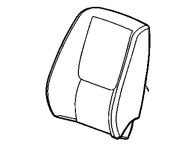 GM 19169310 Cover Asm,Driver Seat Back Cushion *Cashmere