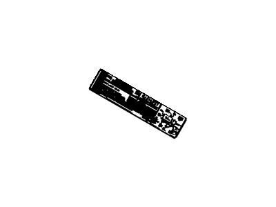 GM 12559117 Label, Vehicle Emission Control Information