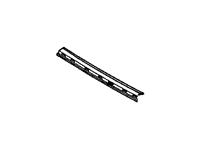 GM 12392801 Sight Shield, Back Belt Molding