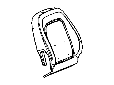 GM 22789383 Pad,Passenger Seat Back Cover