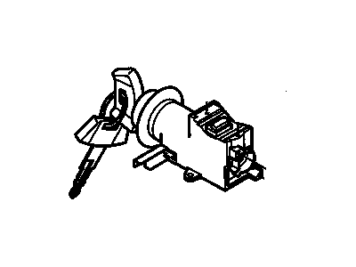 GM 26039998 Cylinder Kit,Steering Column Lock & Ignition Switch