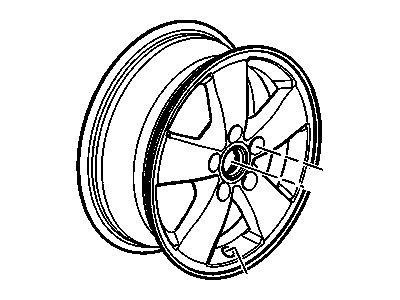 Pontiac Spare Wheel - 9595952