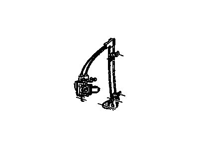 GM 10315137 Front Side Door Window Regulator Assembly