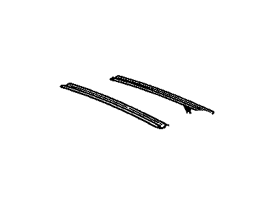 GM 20365722 Bow, Roof Panel Auxiliary 20365722 GM Bow, Roof Panel Auxiliary Illustration 1 of 1