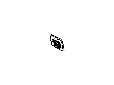 GM 10419839 Grille, Front Floor Console Front Air Outlet *Ebony