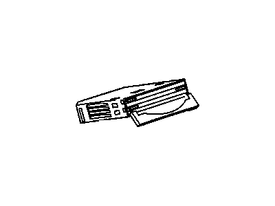 25608997 GM Tray Assembly, Front Floor Console Disc Storage Illustration 1 of 1