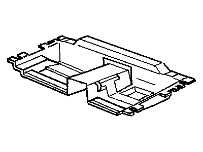 GM 25767798 Carpet Assembly, Rear Floor Panel *Wheat