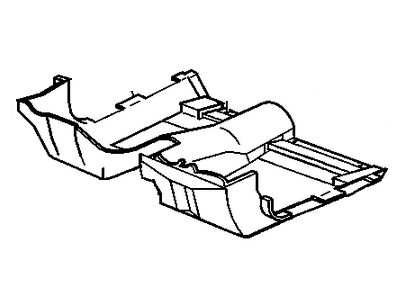 GM 25763646 Carpet Assembly, Front Floor Panel *Gray