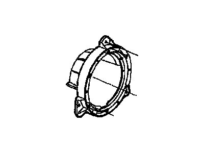 GM 92158096 Housing Assembly, Radio Front Side Door Speaker