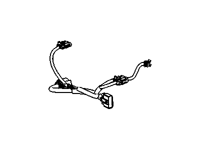 GM 93356110 Harness Assembly, Rear License Plate Lamp Wiring