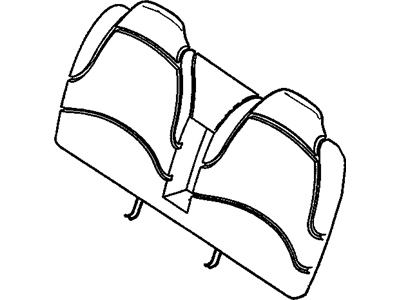1998 Buick Riviera Seat Cushion Pad - 16802075